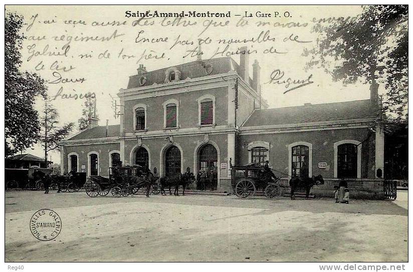 D18 - SAINT AMAND MONTROND  -  La Gare P.O. - Saint-Amand-Montrond