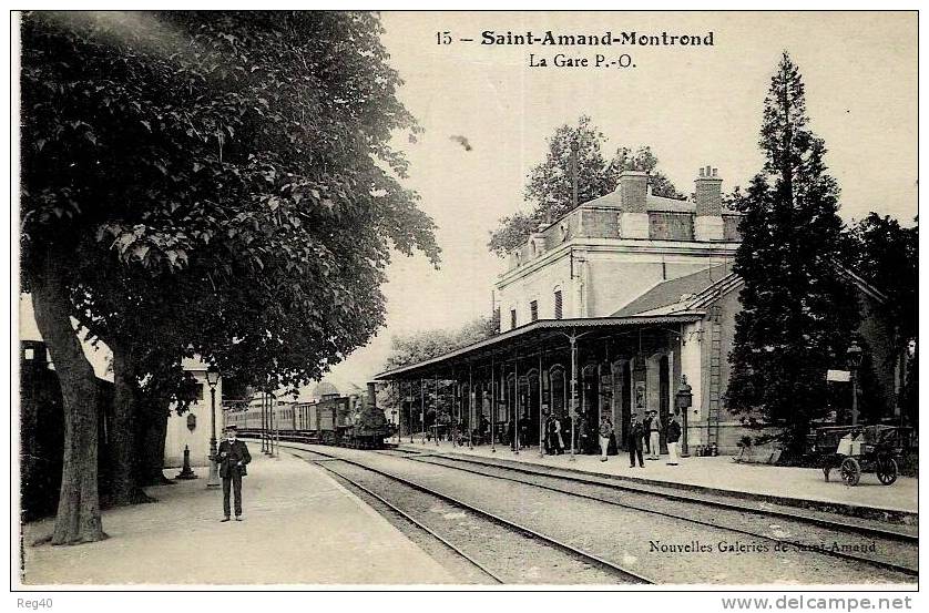 D18 - SAINT AMAND MONTROND  -  N°15  - La Gare P.O. - Saint-Amand-Montrond