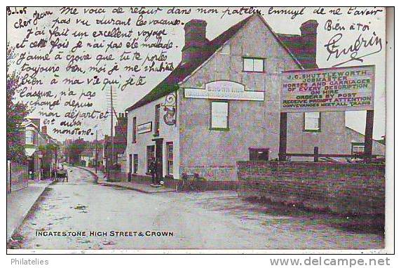 INGATESTONE HICH  STREET  CROWN 1905 - Autres & Non Classés