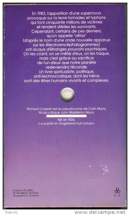 PRESENCE-DU-FUTUR  N° 214 " LE CREPUSCULE DE BRIAREUS " RICHARD-COWPER  DE 1976 - Présence Du Futur