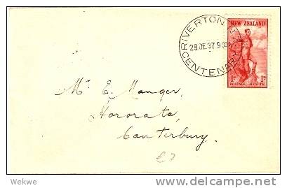 NZ052 / Jugendlicher Bergsteiger Auf Inlandbrief 1937 - Lettres & Documents