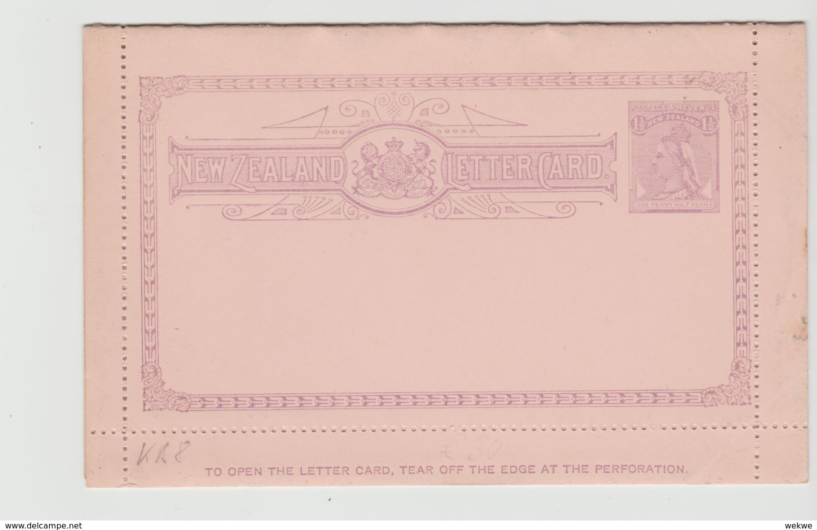 NZ053 / Kartenbrief Victoria Rückseitig Bilder Vögel,Berge Etc. - Postal Stationery