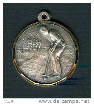 Sports : Médaille Golf, Guerville (78, Yvelines) Putting. - Autres & Non Classés