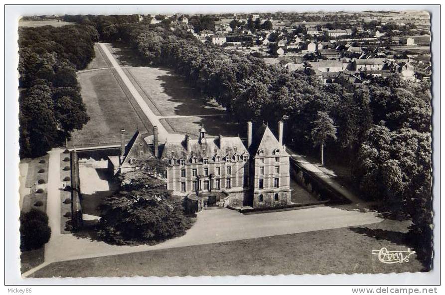 ROSNY SUR SEINE--1955--Vue Aérienne,le Chateau De Sully (ministre De Henri IV),csm Pt Format N°318-95 A Par Combier - Rosny Sur Seine