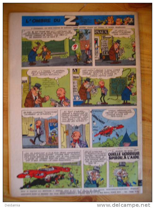 SPIROU N°1143 DU 10 / 3 / 1960. 1ER PLAT DE MORRIS - Spirou Magazine