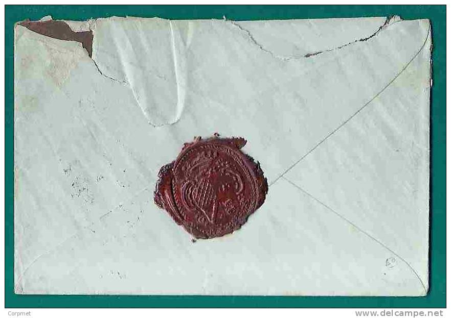 PORTUGAL Pair Of CERES - 10c On COVER With COAT OF ARMS WAX SEAL - CIRCULATED In LISBOA - Tarjetas – Máximo