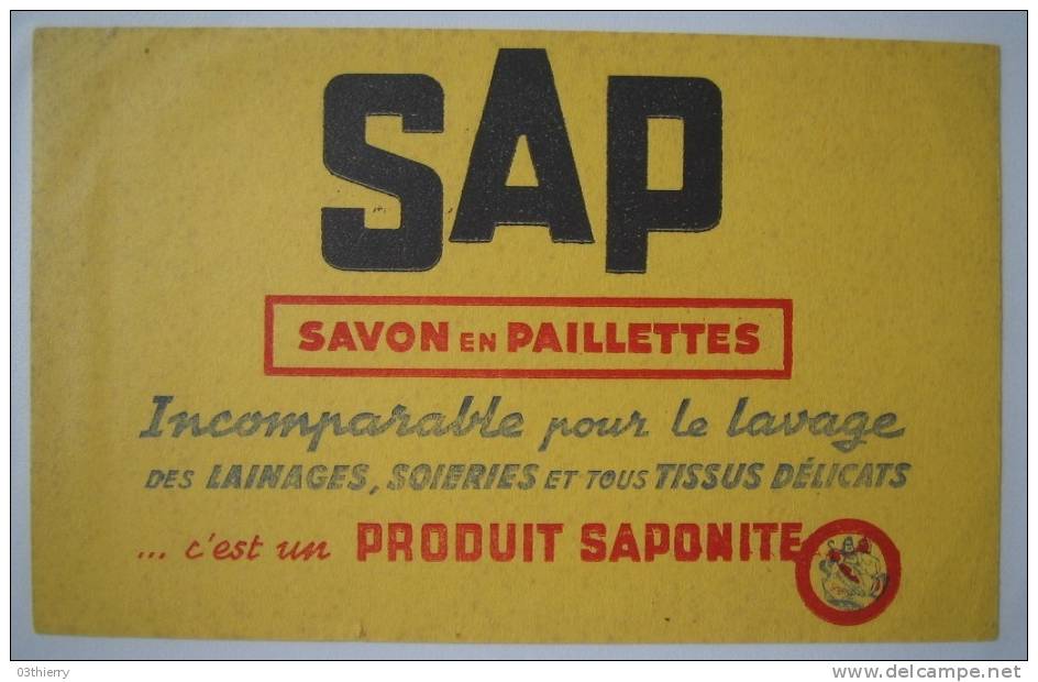 BUVARD-SAVON SAP- - Wassen En Poetsen