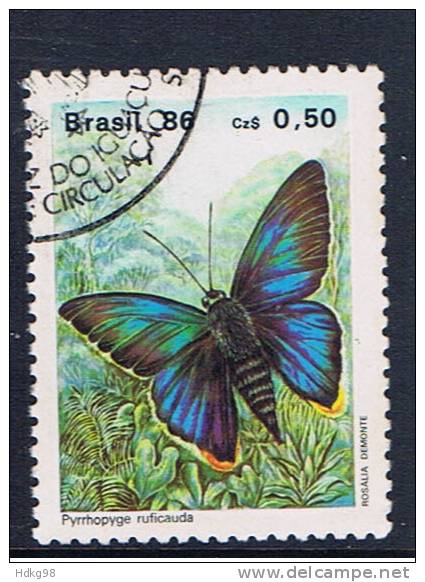 BR+ Brasilien 1986 Mi 2172-74 Schmetterlinge - Oblitérés