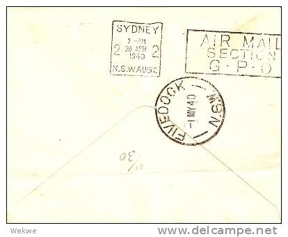 NZ078 / Erstflug 1940,First Flight - Lettres & Documents