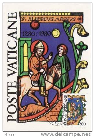 3837 -  Vatican 1980 -  Carte Maximum - Cartoline Maximum