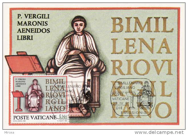 3835 -  Vatican 1981 -  Carte Maximum - Cartoline Maximum