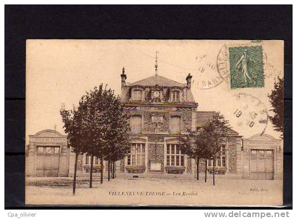 94 VILLENEUVE TRIAGE Ecole, Ecoles Communales, Ed Joly, 1919 - Villeneuve Saint Georges