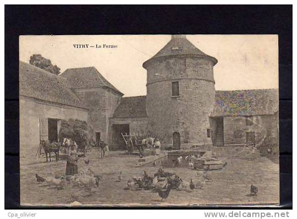 94 VITRY SUR SEINE Ferme, Cour, Animée, Attelage, Fenaison, Poules, Ed ?, 1906 - Vitry Sur Seine