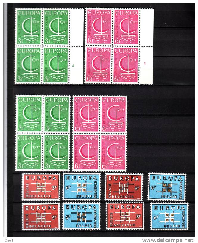 (A0063) Belgique : Lot De Timbres Europa ** - Colecciones