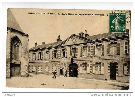 Cpa MONTREUIL  école Militaire Préparatoire D´infanterie N°6 - Montreuil