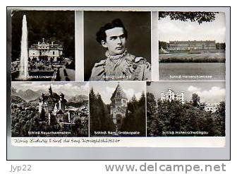 Jolie CP Photo König Ludwig II Und Die Bay Königsschlössen - Multivue - Prince De Bavière - A Circulée - Familles Royales