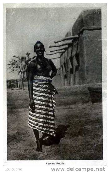 FEMME PEULH ABIDJAN  1960 EDIT CHARGEURS REUNIS - Ivory Coast