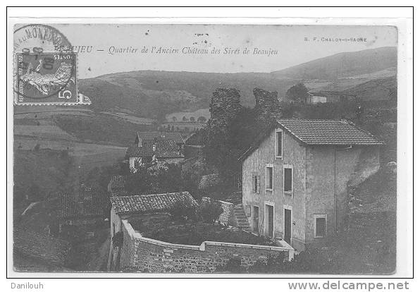 69 // BEAUJEU, Quartier De L'Ancien Chateau Des Sires De Beaujeu, B.F. Edit - Beaujeu