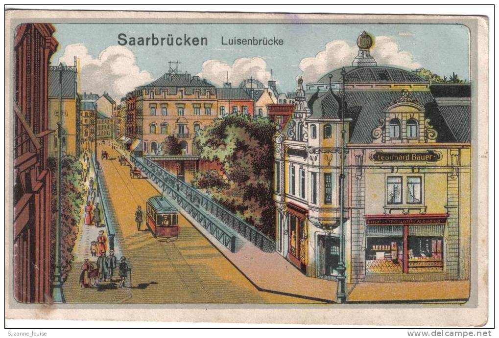 CPA - Saarbrücken  - Luisenbrücke - Saarbruecken