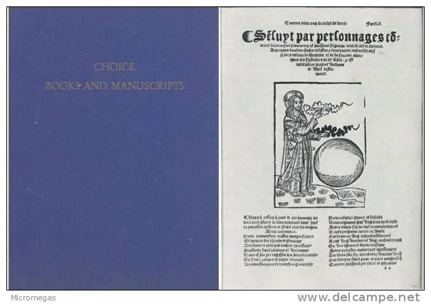 Catalogue De Libraire Américain. Choice Books And Manuscripts - Ontwikkeling