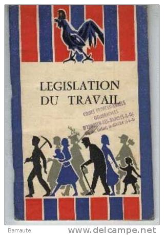 LEGISLATION Du TRAVAIL En 1959 - Recht