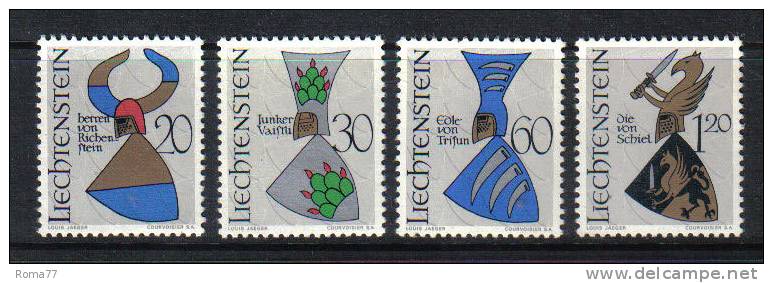 LIECH59 - LIECHTENSTEIN 1966 : Stemmi Serie N. 413/16  *** - Nuevos