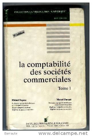 BTS  La COMPTABILITE Des SOCIETES COMMERCIALES  De 1995. - 18 Ans Et Plus