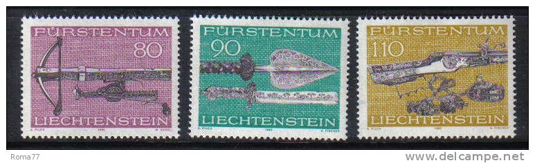 LIECH64  - LIECHTENSTEIN 1980 :  Serie N. 692/94  *** - Ungebraucht