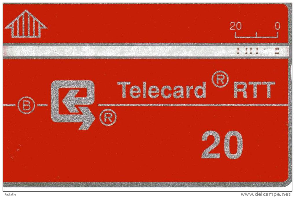 Telecard Belgacom RTT 20 Init Nr 012A37543 - Sin Chip