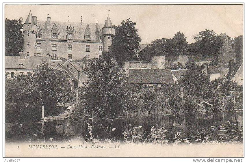 MONTRESOR - Ensemble Du Château 1906. - Montrésor