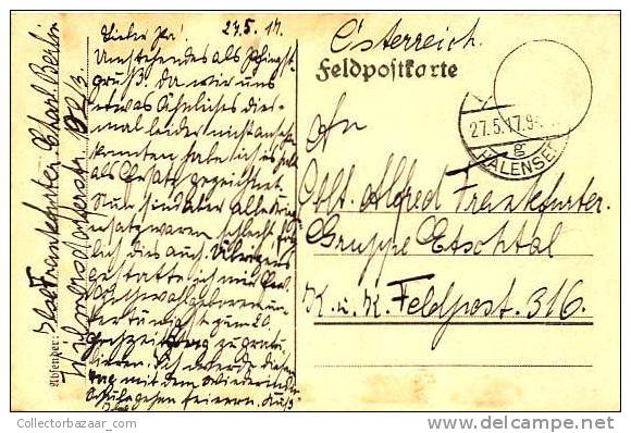 MILITARY REAL PHOTO FELDPOST - FELDPOSTKARTE WWI Handpaintedhouse - Guerra 1914-18