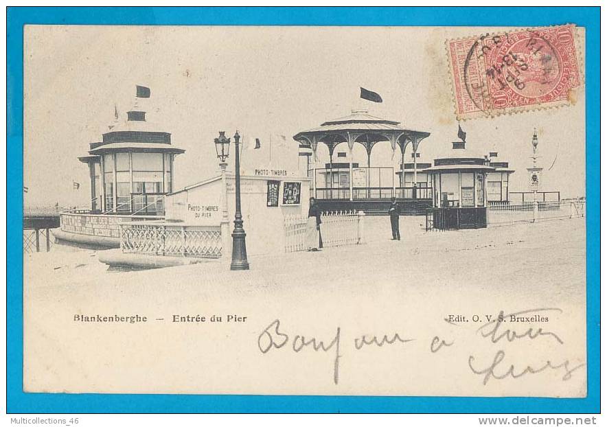 BELGIQUE - BLANKENBERGHE - Entrée Du Pier (kiosque) - Blankenberge