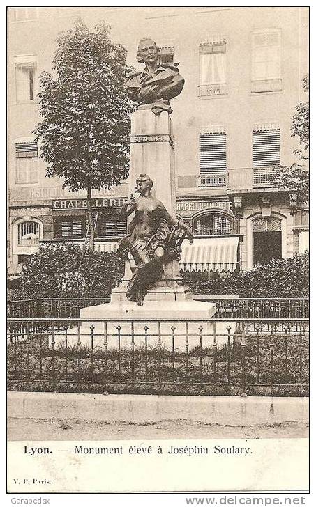 CPA De LYON - Monument élevé à Joséphin Soulary. - Lyon 4