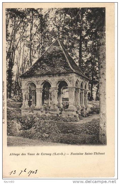 78 Abbaye Des Vaux De Cernay Fontaine Saint Thibaut - Vaux De Cernay