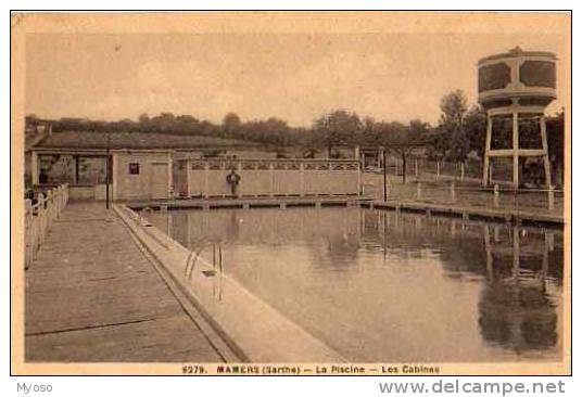 72 MAMERS La Piscine Les Cabines - Mamers