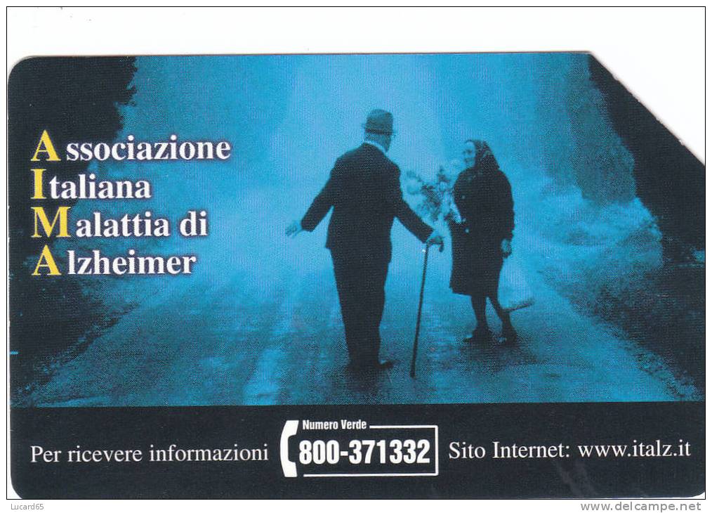 SCHEDE TELEFONICHE - PHONECARD - TELECARTE -  SCHEDA TELEFONICA A.I.M.A - Publiques Figurées Ordinaires