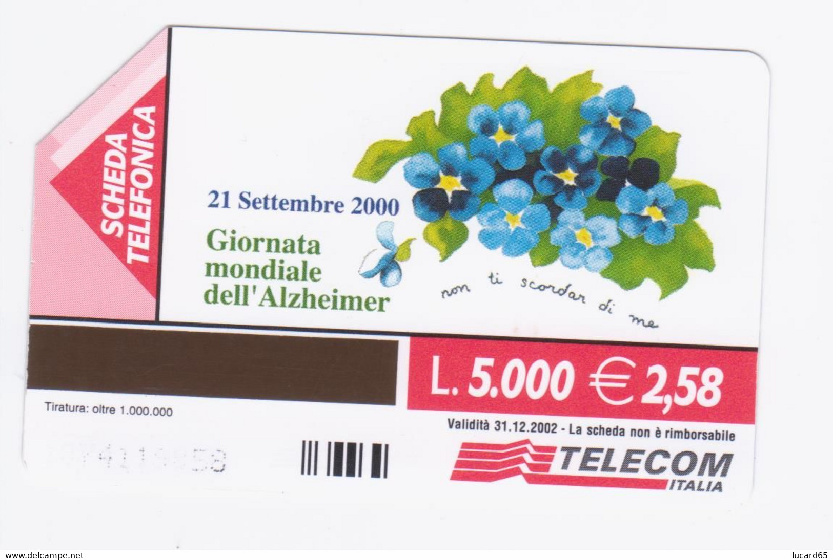 SCHEDE TELEFONICHE - PHONECARD - TELECARTE -  SCHEDA TELEFONICA A.I.M.A - Publiques Figurées Ordinaires