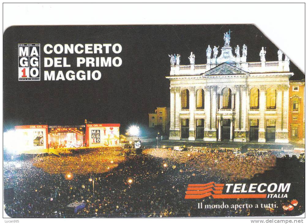 SCHEDE TELEFONICHE - PHONECARD - TELECARTE -  SCHEDA TELEFONICA  CONCERTO DEL PRIMO MAGGIO - Publiques Figurées Ordinaires