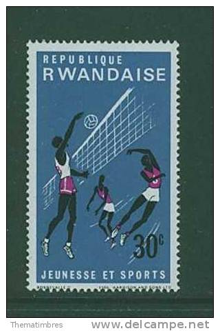 38N0137 Volleyball 163 Rwanda 1966 Neuf ** - Volleybal