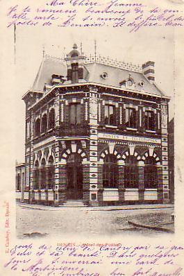 Cpa DENAIN - Hotel Des Postes -ed Cambay - Denain