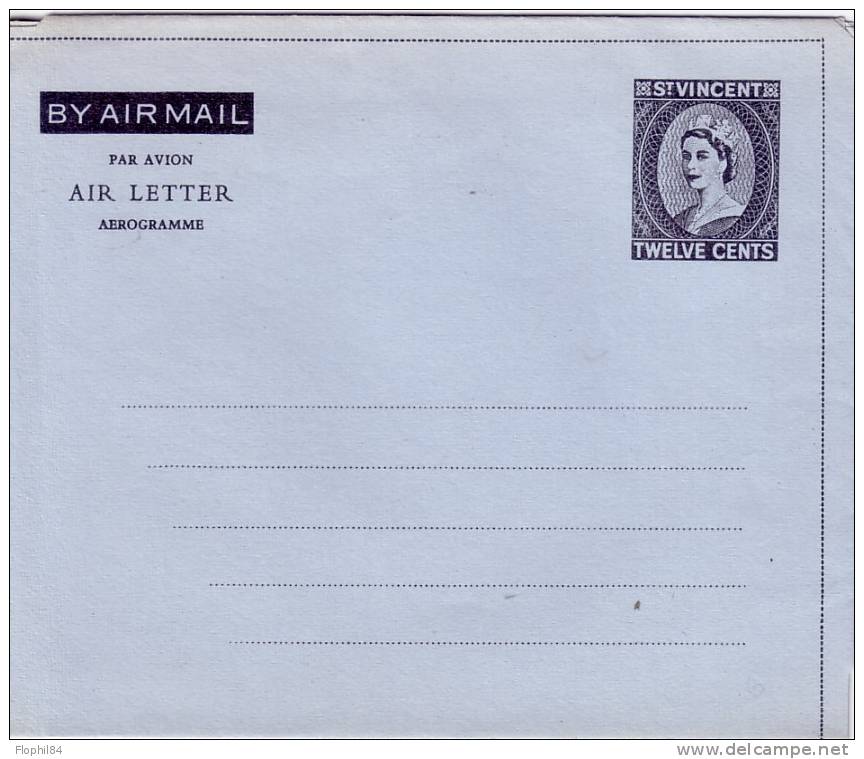 ST VINCENT-ENTIER POSTAL-AEROGRAMME - St.Vincent (1979-...)