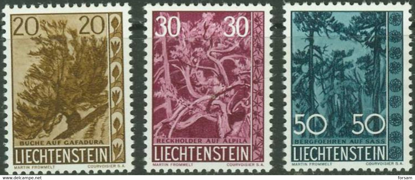 LIECHTENSTEIN..1960..Michel # 399-401...MNH...MiCV - 42 Euro. - Ongebruikt