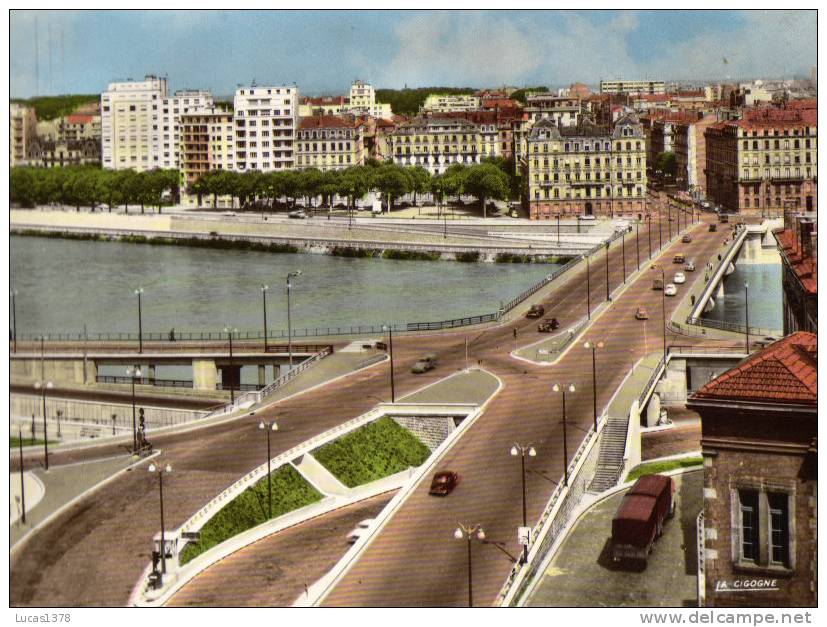 69 / LYON / SORTIE DU TUNNEL / LE PONT DELATTRE DE TASSIGNY / CIGOGNE 69.998.70 - Lyon 4