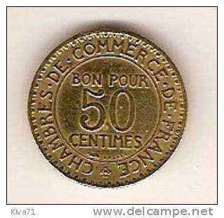 50 Centimes 1921  TTB - 50 Centimes