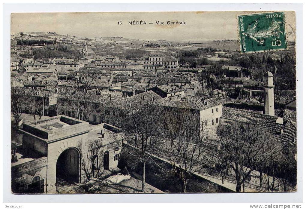 I5 - ALGERIE - MEDEA - Vue Générale (1909) - Medea