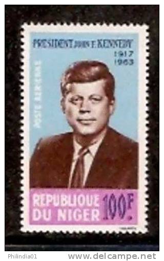 Niger Rep 1964 US President John F. Kennedy Famous People MNH  # 1279 - Kennedy (John F.)