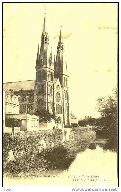 80 Chalons Sur Marne - L'eglise Notre-Dame ( 1158 à 1300) - Châtillon-sur-Marne