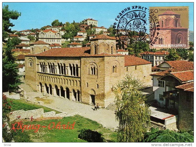 Macedonia / Maximum Card / Cathedral Church St.Sophia Ohrid 11th Century - Cristianesimo