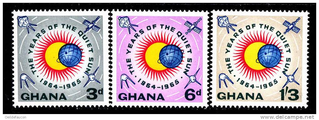 GHANA - Yvert - 156/58** - Cote 1 € - Klima & Meteorologie