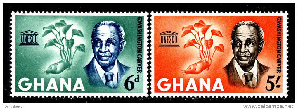 GHANA - Yvert - 178* - 180* - Cote 1.95 € - UNESCO